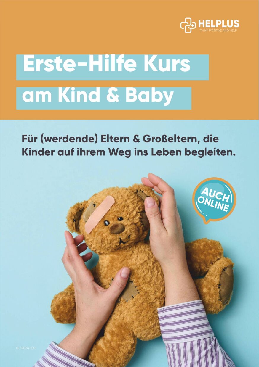 Erste Hilfe Kurs am Baby